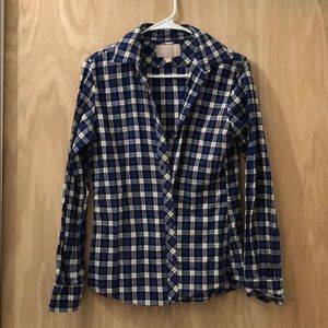 Banana Republic cotton flannel.